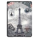 Tri-Fold Series iPad 10.2 2019/2020/2021 Smart Folio-etui Eiffeltårnet