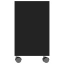 vidaXL Sidebord svart 70x35x55 cm konstruert tre