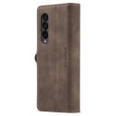 Caseme 013 Series Samsung Galaxy Z Fold4 Lommebok-deksel Kaffe