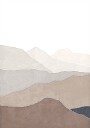 Mountain and lake Plakat Plakat / 70x100cm