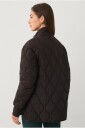 Ellos STUDIO   Jakke Oversized Quilted Padded Jacket   Brun