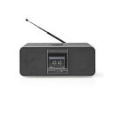 Internettradio med FM/DAB+/Bluetooth, Svart/Sølv