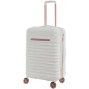 Cavalet Pasadena Medium Koffert - 65x46x26-30cm, 4,1kg, TSA-lÃ¥s, Utvidbar - SÃ¸lv/Tan