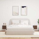  TV-benker med LED-lys 2 stk brun eik 30,5x35x30 cm 837231