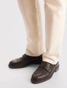 Selected Slmblake Leather Monk Shoe Brown 45