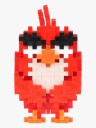 Plus Plus Angry Birds Movie Sett med Byggeklosser Red 110 Deler