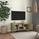 vidaXL TV-benk med ben i heltre sonoma eik 103,5x35x50 cm