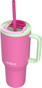 Termisk Krus Med Teleskopisk Sugerør Kambukka Rio Tumbler 950Ml Bubblegum Mint