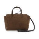 Hidesins Dame Vesker Brun ONE SIZE,