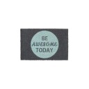 Rxs Dørmatte kokosfiber "Be awesome today"