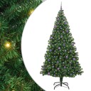  Kunstig juletre med 300 LED grønn 240 cm PVC og Stål og Plast