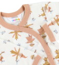 Joha Omslagsbody L/æ - Ull/Bambus - Off White - Joha - 50 - Langermet Body Brun Hvit