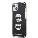 Karl Lagerfeld iPhone 13 Mini Hardt Deksel med Choupette Hode - Svart