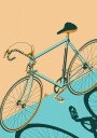 Retro landeveissykkel Plakat / 70x100