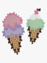 Plus Plus Puslespill Etter Nummer Iskrem 250stk Pink One Size