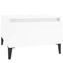  Sidebord høyglans hvit 50x46x35 cm konstruert tre 8720845668655