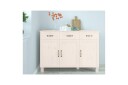 Skjenk Alby 125x38x85 cm, Hvit - 125x38x85 cm, Hvit
