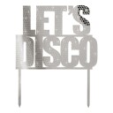 Kakedekorasjon Let's Disco i akryl
