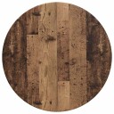  Bordplate Gammelt tre Ø 70 x 1,5 cm Konstruert tre