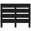vidaXL Sengegavl svart 100x3x80 cm heltre furu