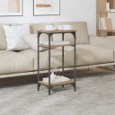  Sidetabell med hylle Artisan Eik 40 x 30 x 75 cm Konstruert tre