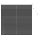 vidaXL Venetiansk persienne Sølvgrå 150 x 140 cm 25 mm PVC