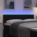  LED Hodegavl Med Knapper Svart 72 cm Stoff