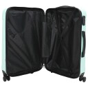  Koffert Sett 3 deler Hardt Skall Mint Grønn 20” 24” 28” ABS