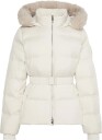 Calvin Klein Matte Mw Belted Short Puffer Wit   CHALK   XXL
