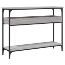  Konsollbord med hylle grå sonoma 100x29x75 cm konstruert tre 8721012195028