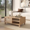 Sofabord Hanah Home Dune (90 x 38,6 x 60 cm) Eik - Eik