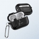 Tech Protect Slim Hook Case with Carabiner for Apple AirPods Pro 1/2 Black