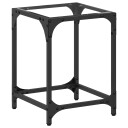  Sofabord med gjennomsiktig glassplate 30x30x40 cm stål 845950