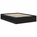 vidaXL Sengeramme svart 120x190 cm 8721012158511