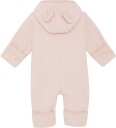 Huttelihut Pram Suit Ears Cot. Fleece Pink 80