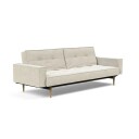 Sovesofa Splitback med Armlener & Lys Styletto ben B 2013440