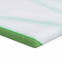 vidaXL Madrassbeskytter Hvit og grønn 120 x 200 cm Jacquard Stoff
