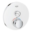 Grohe Grohtherm SmartControl dusjbatteri, hvit