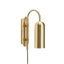 Vägglampa Mässing Small