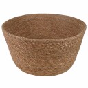 vidaXL Blomsterkrukke med håndtak 2 pcs Naturlig Ø 22 x 20 cm