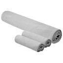 vidaXL Sports håndklesett 3 stk. Grå 210 x 100 cm