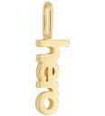 Design Letters Anheng Vokabular sjarm Hero Gull Design Letters OneSize Smykker Metallic