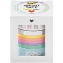 Folia Washi teip Regnbue & Skyer 4 pakke