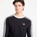 Adidas Originals 3S Ls Tee   Black   L