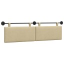  Hengende sengegavl Lys grønn grå Corduroy stoff