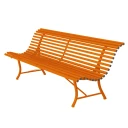 Fermob Louisiane sofa 200 cm Candied Orange