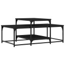  Salongbord svart 102x60x45 cm konstruert tre 8721012124752