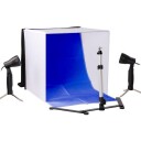 Falcon Eyes PBK 40AB 2LS Studiopakke Med Lamper/stativ/bakgrunn
