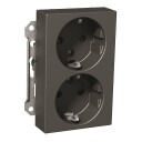 Schneider Electric Exxact WDE002188 Stikkontakt jordet, separat brønntenning, 2-veis, v