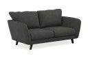Trend Lyx 2 seters Manchestersofa   Mørk grå
